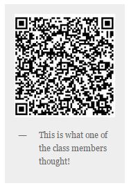 QR codes in Historyy