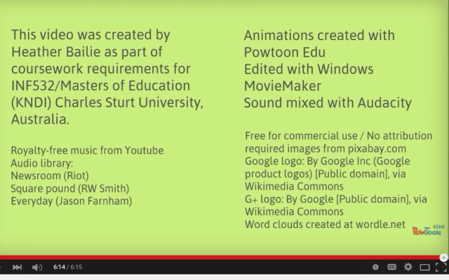 Polished final credit.